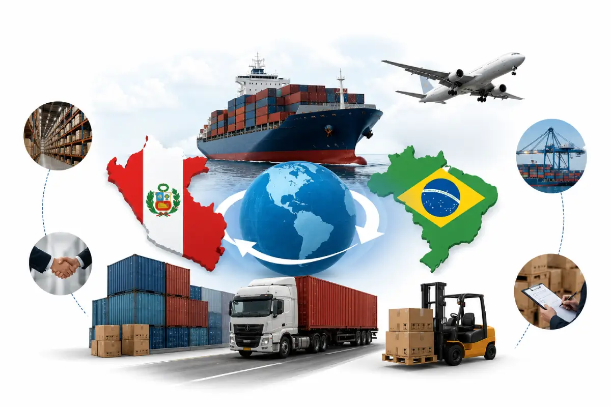 Flete de carga comercial entre Perú y Brasil: aspectos clave