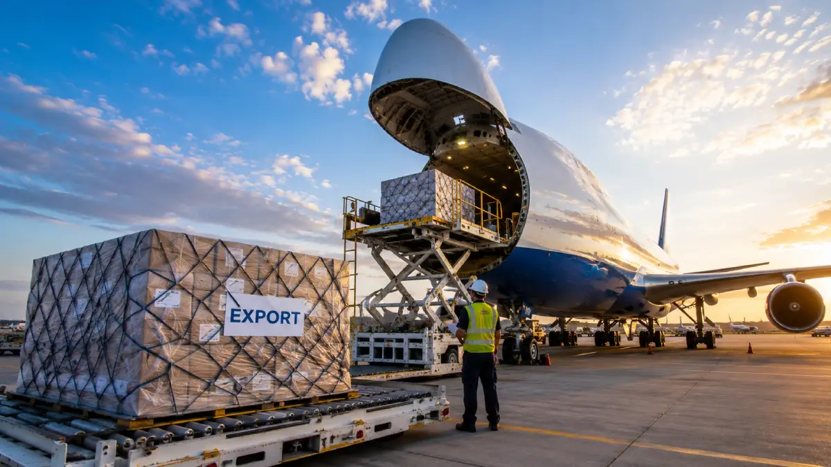 exportación de carga aérea