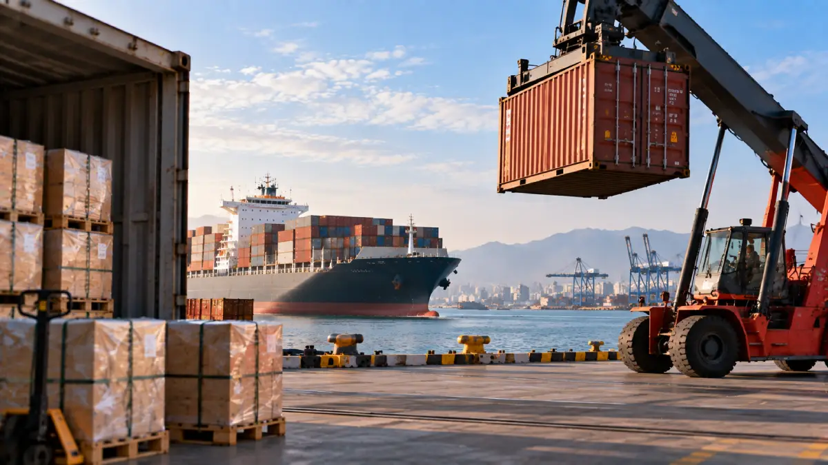 Transporte marítimo de China a Perú